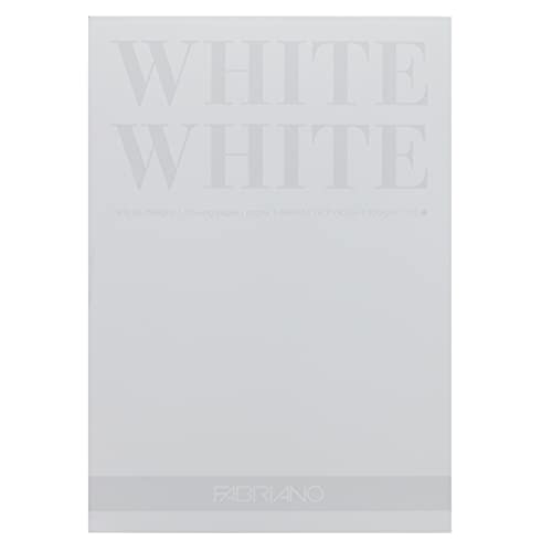 Fabriano Block White White 29.7 X 42 cm 300 GSM 20 White Drawing Sheets - Image 1