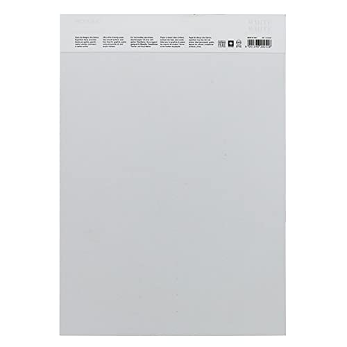 Fabriano Block White White 29.7 X 42 cm 300 GSM 20 White Drawing Sheets - Image 4