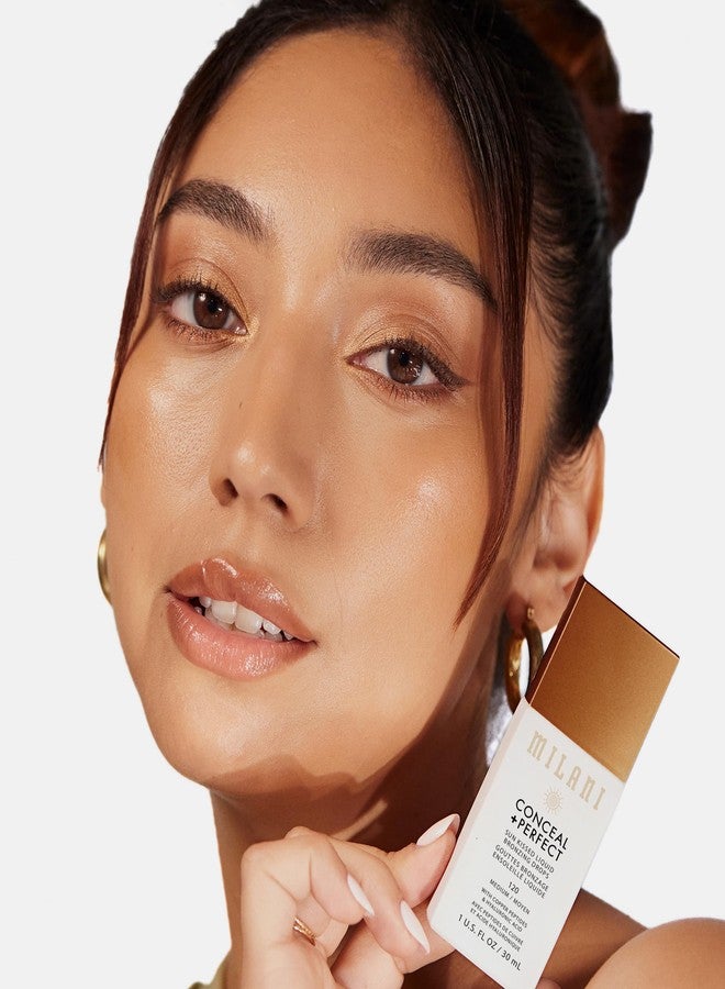 Milani Bronzer- Sun Kiss Bronzing Drops, Conceal + Perfect Liquid Bronzer for Sheer, Weightless Coverage & Hydration enriched with Peptides & Tripeptides - Medium - Image 5