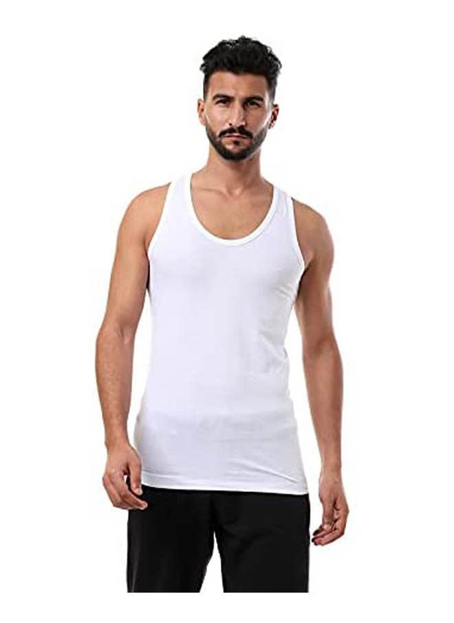 COTTONIL Basic Round Neck Sleeveless Undershirts Pack Of 6 