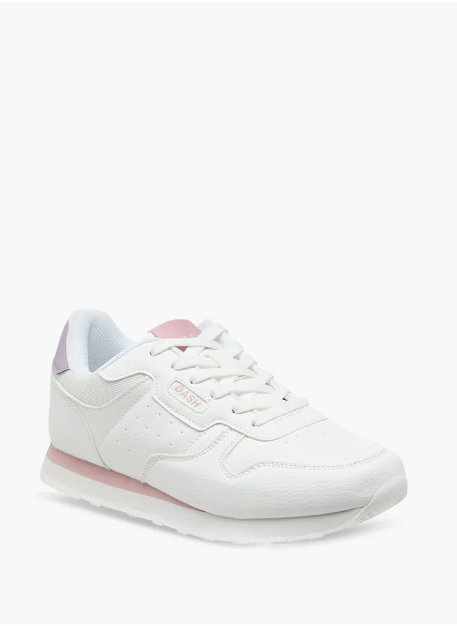 داش Panelled Lace-Up Sports Shoes