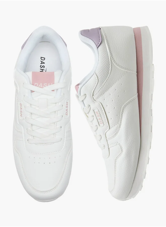 داش Panelled Lace-Up Sports Shoes