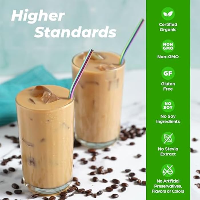 Orgain Organic Vegan Perfect Blend Protein Powder, 20g Clean Plant Protein, 6 Ingredients, <1g Sugar, Gluten Free, Non-GMO; No Artificial Flavors, Stevia Extract, Dairy or Soy Ingredients- Vanilla - Image 4