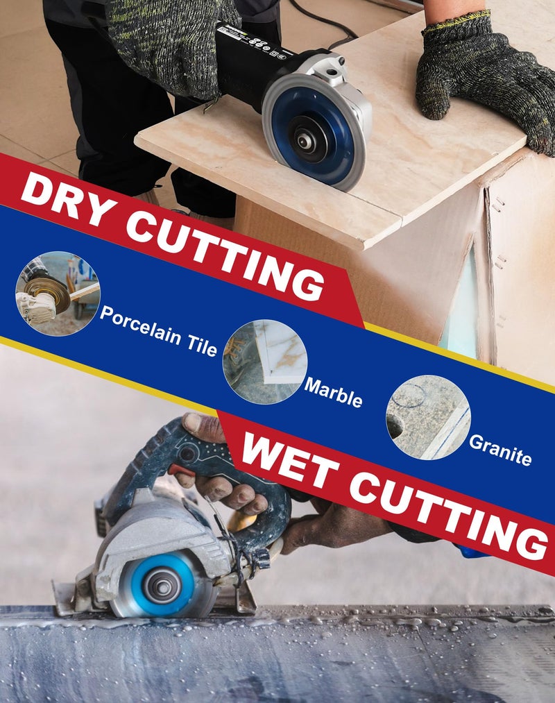 OSTEK 5" Super Thin Diamond Tile Blade Porcelain Cutting Blade for Cutting Granite Marble Ceramics Porcelain Tiles - Image 4