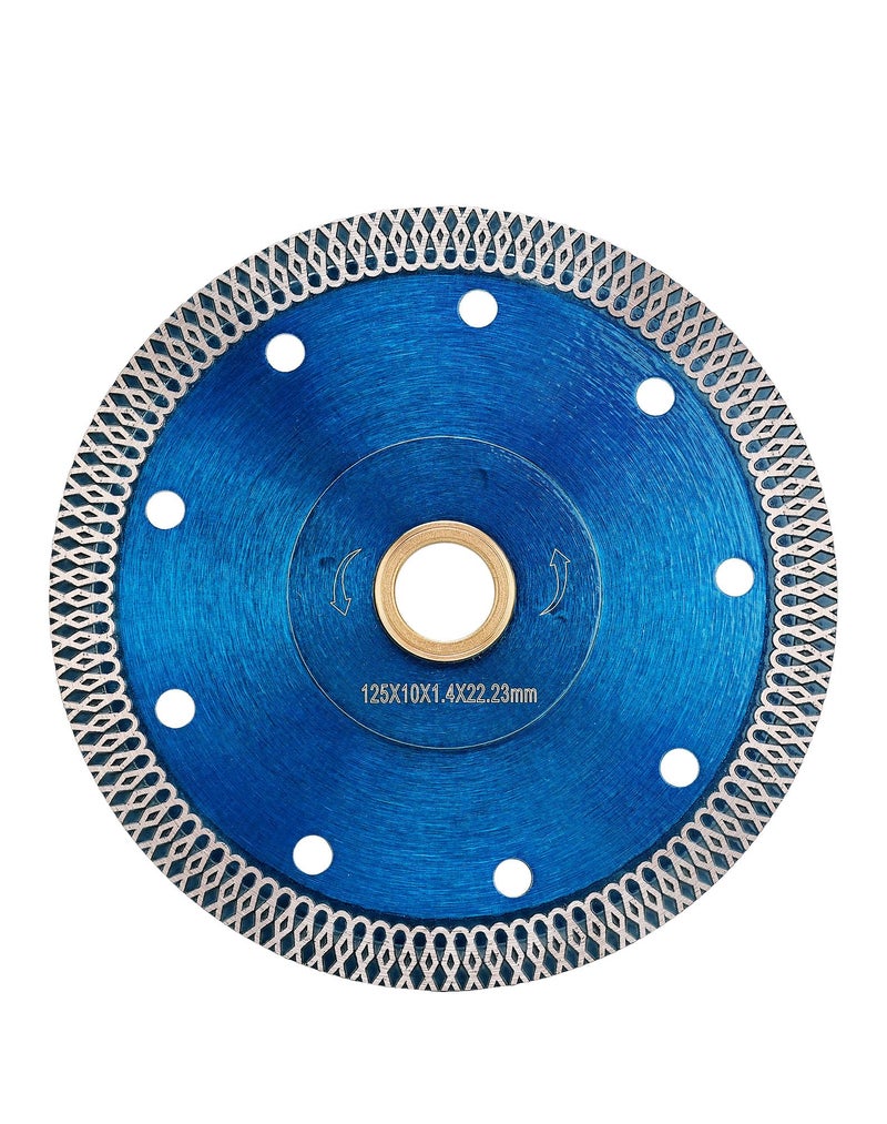 OSTEK 5" Super Thin Diamond Tile Blade Porcelain Cutting Blade for Cutting Granite Marble Ceramics Porcelain Tiles - Image 1