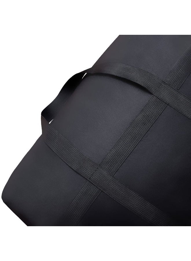 (31Gal/120L, Black) Multipurpose Extra Large Heavy Duty Storage Bags Duffle Bags for Space Saving Moving Storage - Image 2