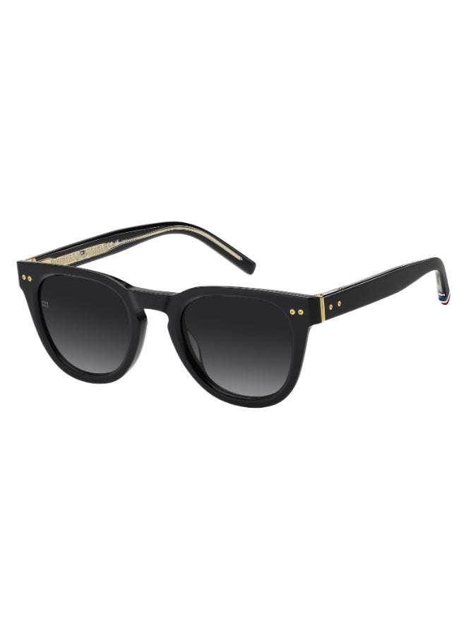 TOMMY HILFIGER TH 86/S Sunglasses Black Round - Image 1