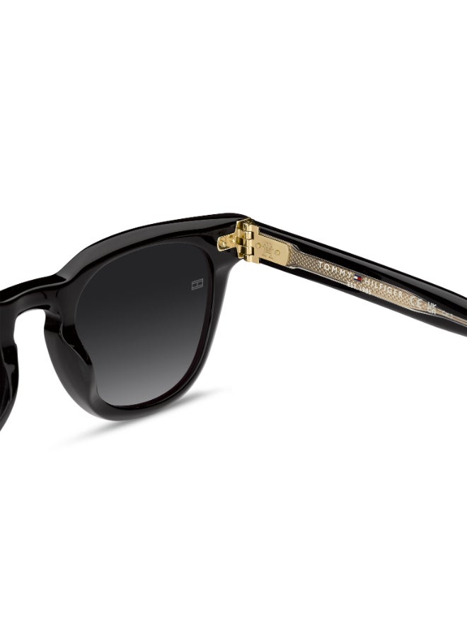 TOMMY HILFIGER TH 86/S Sunglasses Black Round - Image 5