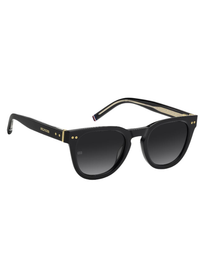 TOMMY HILFIGER TH 86/S Sunglasses Black Round - Image 2