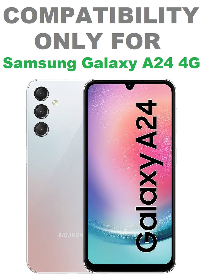 we3 2 Pieces Tempered Glass Screen Protector Anti-Spy Privacy Designed For Samsung Galaxy A24 Full Screen Coverage And Bubble Free - Image 3