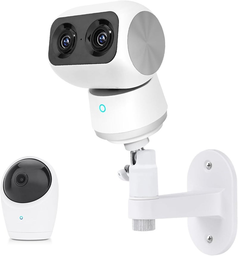 wochel Security Camera Mount for eufy Indoor Cam S350 Adjustable Baby Monitor Wall Mount for eufy E20E21 Other Cameras with 14 Threaded Hole No Drilling Mounting Bracket for PetDogBaby Camera - Image 1
