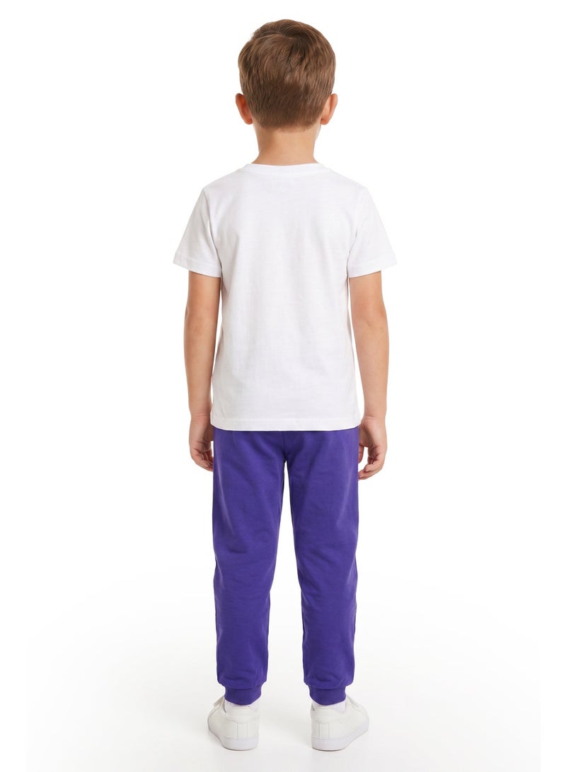 Warner Bros. DC Comics Superman Toddler Boys PJ Set – Graphic T-Shirt & Jogger Pants Sleepwear Set - Image 5