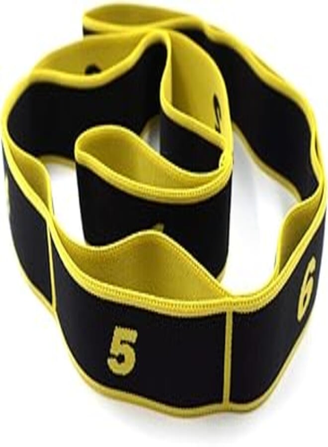 Generic Generic Yoga stretch fitness elastic band gymnastics adult latin training bands pilates resistance strap 