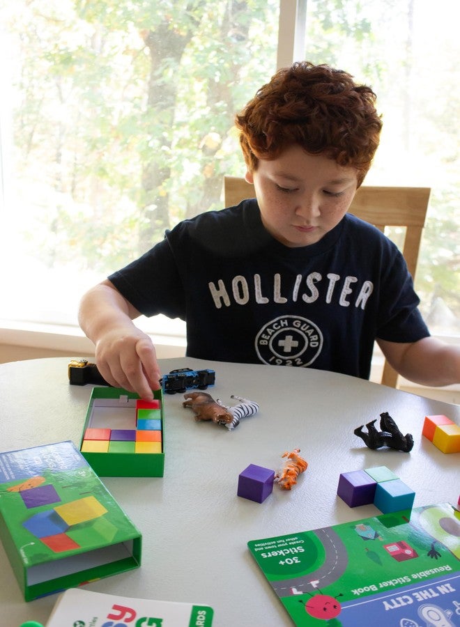 BapronBaby Feeding Littles Busy Bag (Sage) - Toddler Travel Activity Kit, Restaurant Activity Kit for Independent and Family-Wide Play, Age 3+ - Image 4