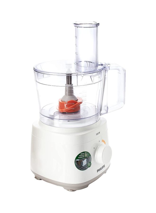 Philips Daily Collection Compact Food Processor 700 W HR7310/01 White - Image 2