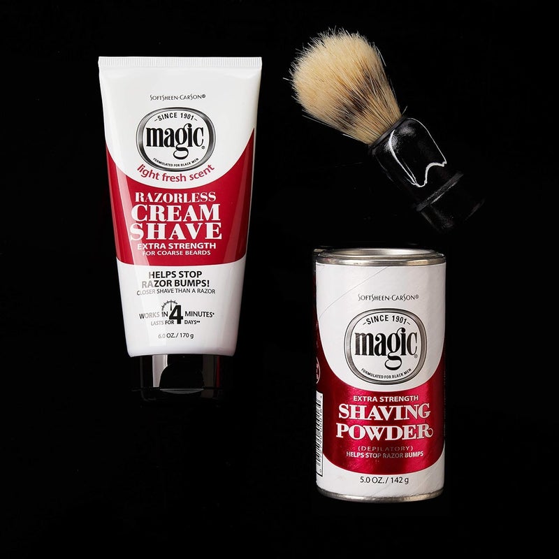 Magic Razorless Cream Shave Extra Strength 6 Ounce (177ml) (6 Pack) - Image 5