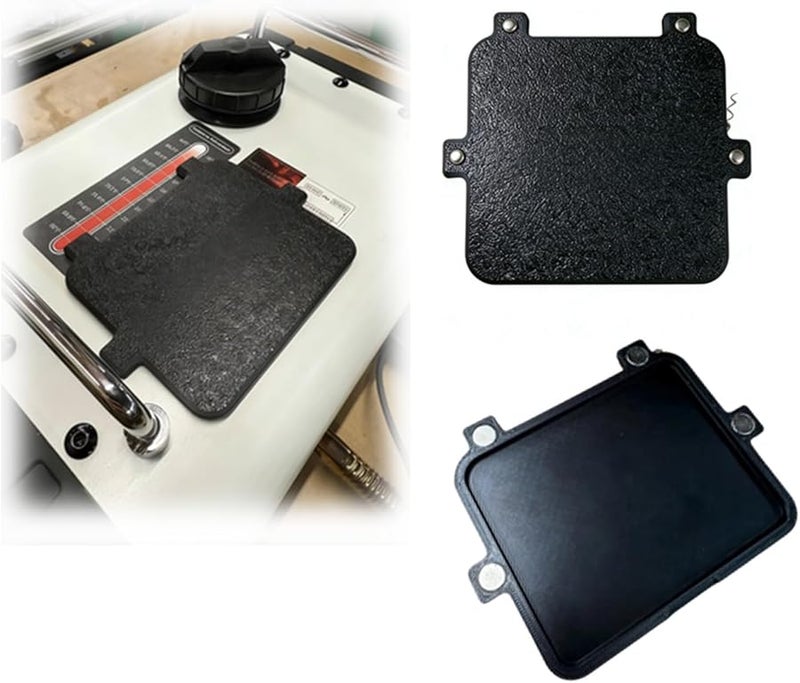 Black Magnetic Control Panel Cover for LF Bros N2 Diesel Heater Weather Resistant Shield