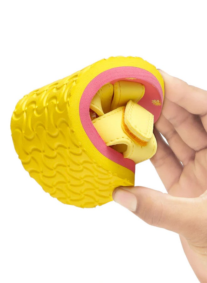 ONYC Store أحذية فلات زهرية وصفراء مميزة من ONYC للفتيات - Image 5