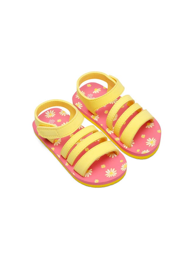 ONYC Store أحذية فلات زهرية وصفراء مميزة من ONYC للفتيات - Image 2