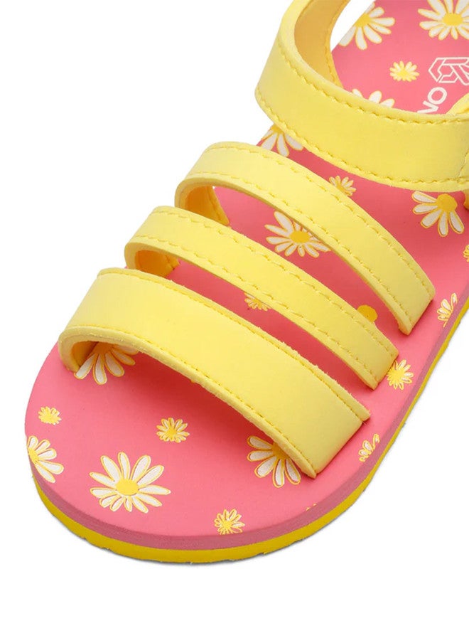 ONYC Store أحذية فلات زهرية وصفراء مميزة من ONYC للفتيات - Image 4