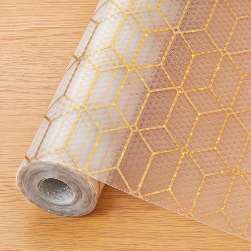 Porslin Shelf Covers for Kitchen and Wardrobe - 45cm x 5m Non-Slip Waterproof Liners for Cabinets, Drawers, Cupboards Non-Adhesive EVA Shelf Mats, Protect Surfaces, Easy to Cut and Clean - SL18 - Image 1