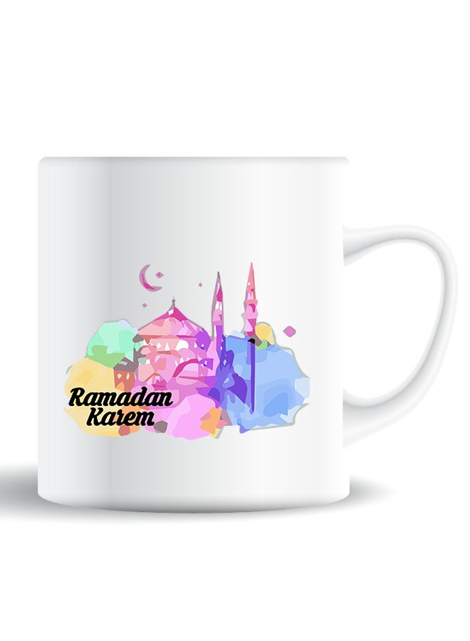 Theodor Premium Quality Two Sided Printed Coffee Mug Tea Cup Ramadan Kareem  For Home Office, Kids Men Women - Image 1