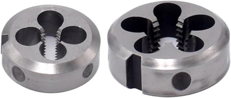 Round Threading Dies Round Threading Die HSSE Metric Fixed Round Die M2X0.4 M3X0.5 M4X0.7 M5X0.8 M6X1 M8X1.25 M10X1.5 M12X1.75 M14X2 M16X2 Thread Screw Threading Die(M6X1)(M8x1.25) - Image 4