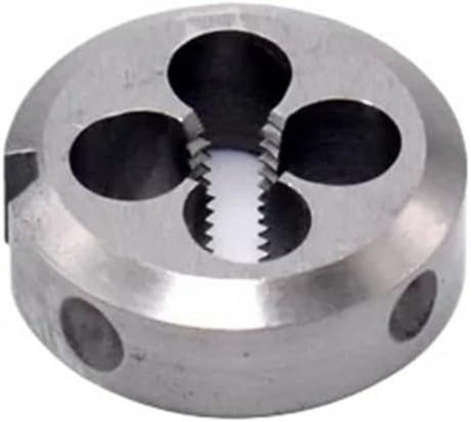 Round Threading Dies Round Threading Die HSSE Metric Fixed Round Die M2X0.4 M3X0.5 M4X0.7 M5X0.8 M6X1 M8X1.25 M10X1.5 M12X1.75 M14X2 M16X2 Thread Screw Threading Die(M6X1)(M8x1.25) - Image 3