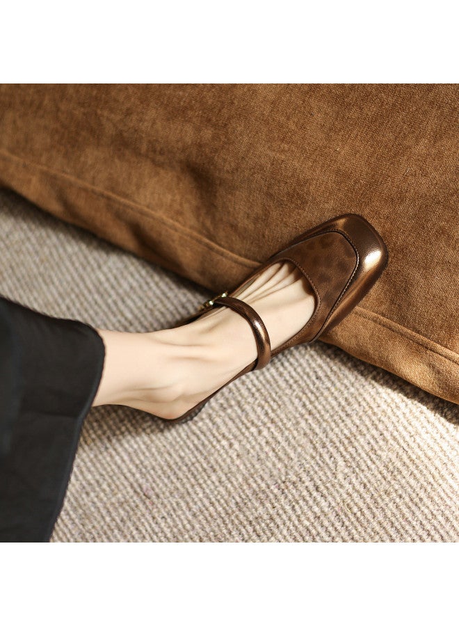 AME Fashion Design Slippers Women 2025 New Leopard Print Slip-on Mule Slippers For Outdoor Wear - Image 5