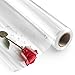 PH PERKHOMY PerkHomy Clear Cellophane Wrap Roll 16 x 100 3 Mil Thick Cellophane For Gift Basket Treats Goodie Wrapping Craft Flower Bouquet Plastic Clear 100ft 16in Width - Image 1