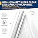 PH PERKHOMY PerkHomy Clear Cellophane Wrap Roll 16 x 100 3 Mil Thick Cellophane For Gift Basket Treats Goodie Wrapping Craft Flower Bouquet Plastic Clear 100ft 16in Width - Image 4