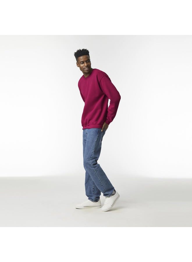 Gildan Adult Fleece Crewneck Sweatshirt, Style G18000, Multipack, Cardinal Red (1-Pack), Small - Image 3