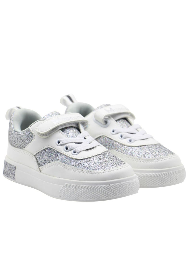 Mon Ami Mon Ami Sneakers for girls, Casual Lace Up Lightweight Shoes for baby girls and girls  - Image 4