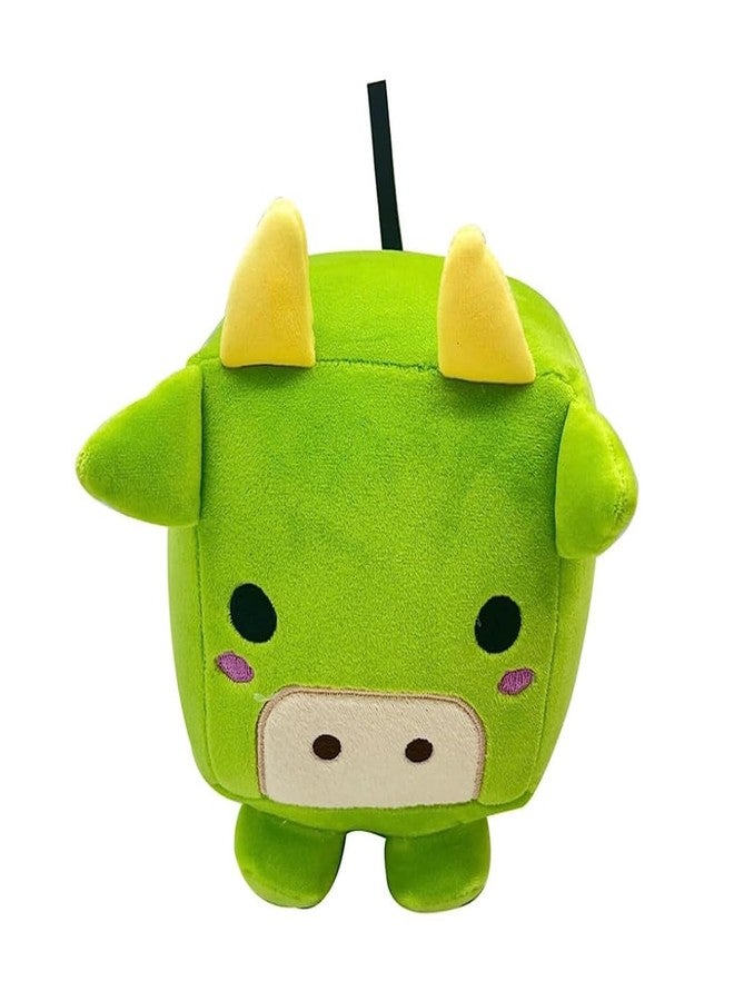 TechMax Solution Cute Square Green Pig Plush Soft Toy - Image 1