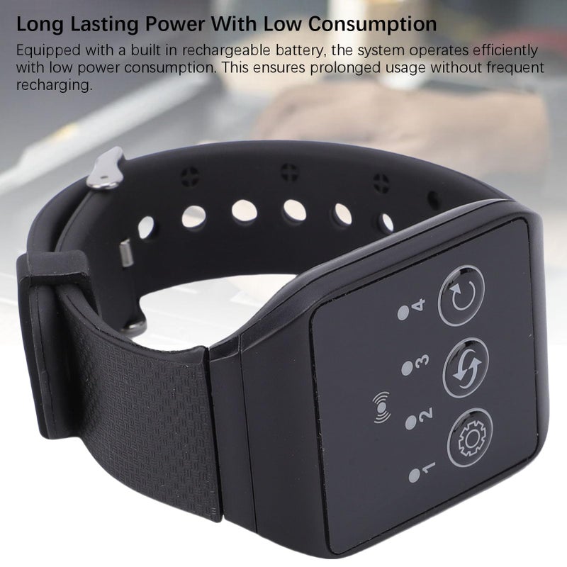 Wireless Pager Bracelet IPX4 Waterproof Rechargeable Multi Channel Transmitter For Restaurant Hotel Factory - Image 4