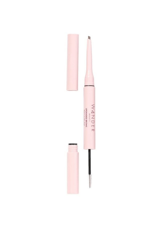 Wander Beauty Upgraded Brow Pencil & Eye Brow Gel Duo Taupe 2 In 1 Eye Brow Makeup With Castor Oil, Peptide Complex, And Panthenol Twosided Brow Filler, Definer, & Lifter For Fuller Brows  - Image 1