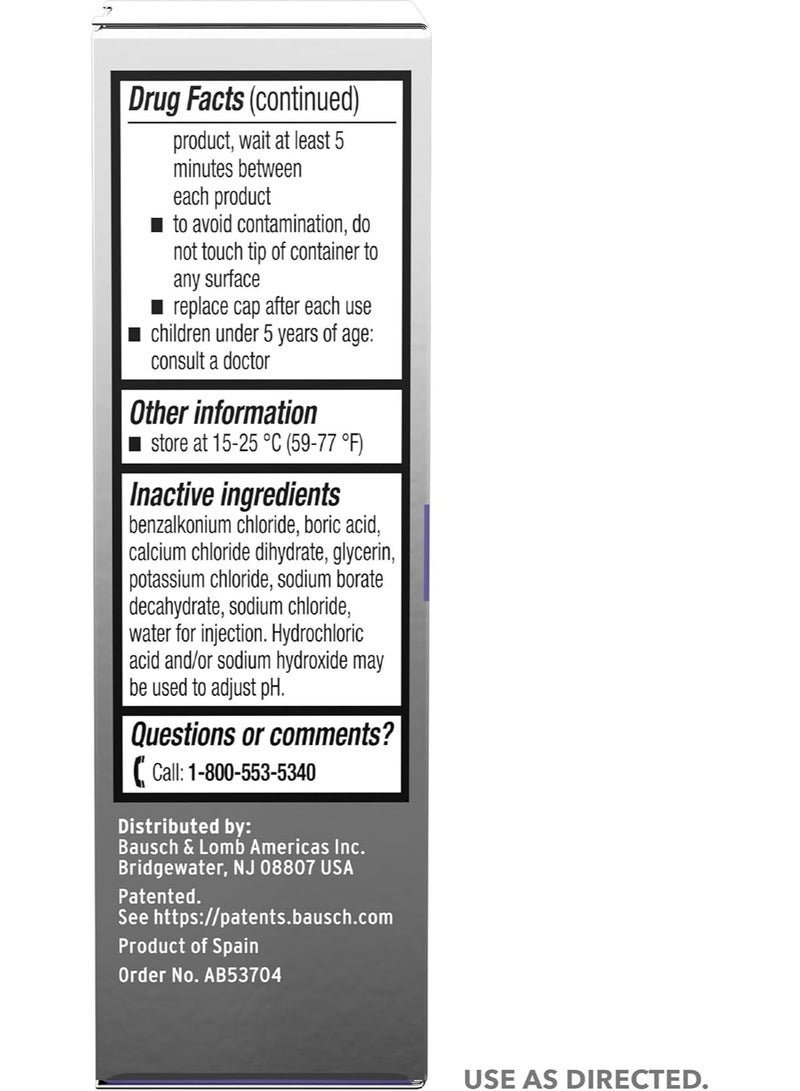 Bausch + Lomb Lumify Redness Reliever Eye Drops - Clinically Proven Redness Relief, 0.08 fl oz (2.5 mL) - Image 4