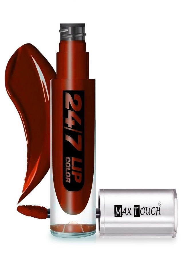 ماكس تاتش أحمر شفاه ماكس تاتش 24/7 سائل غير لامع، مقاوم للماء، لا يترك أثراً، ويدوم طويلاً. (#17) - Image 1