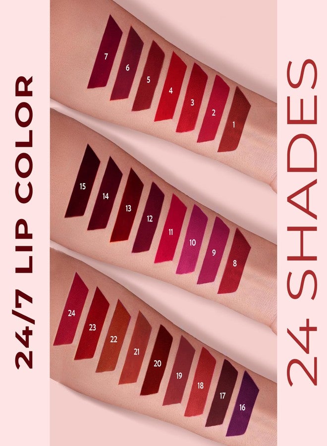 ماكس تاتش أحمر شفاه ماكس تاتش 24/7 سائل غير لامع، مقاوم للماء، لا يترك أثراً، ويدوم طويلاً. (#17) - Image 3