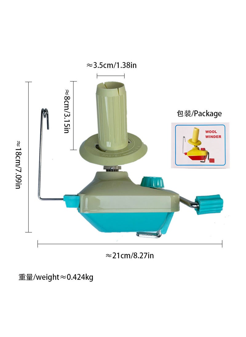 Generic - Wool Winder household winding machine hand-cranked plastic winding machine thread cutter wool winding machine rolling machine Red winding machine (multiples of 50) - Image 1