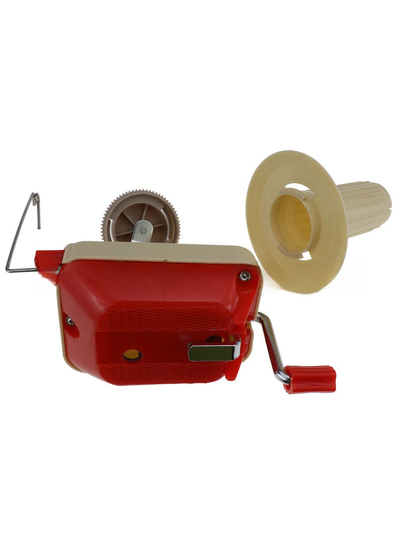 Generic - Wool Winder household winding machine hand-cranked plastic winding machine thread cutter wool winding machine rolling machine Red winding machine (multiples of 50) - Image 1