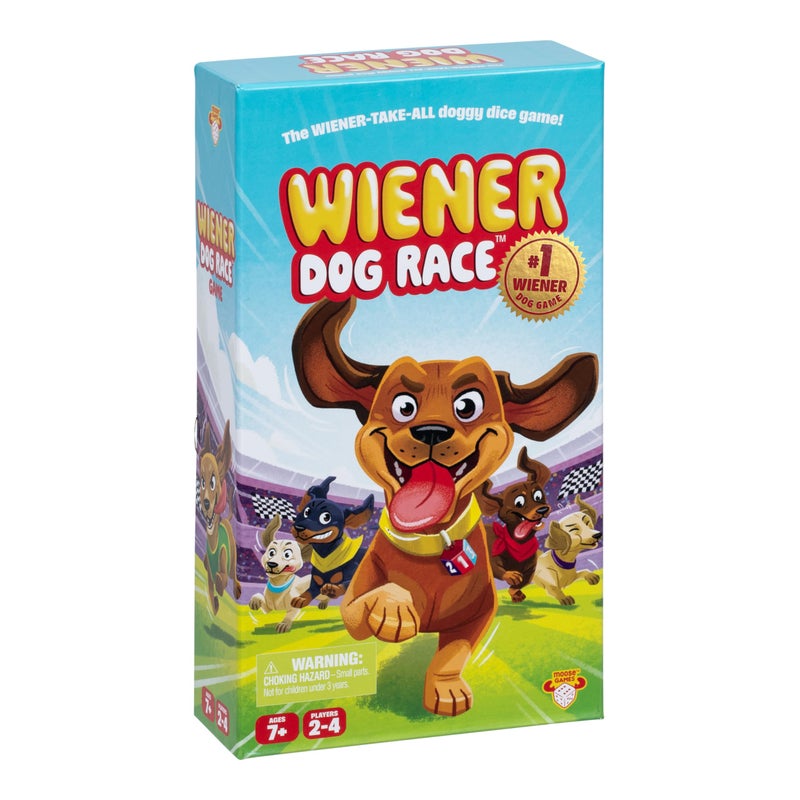 MOOSE The Wiener Dog Race Game EasytoLearn Dice Game Fetch ROLL Two Dice Add The Best One to Your Dog to Stretch Them Out Collect Yard Cards to Race to The Finish Win Ages 7 for 24 Players - Image 3