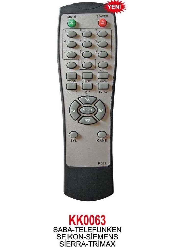 Swat Saba - Siemens TV Remote Control 