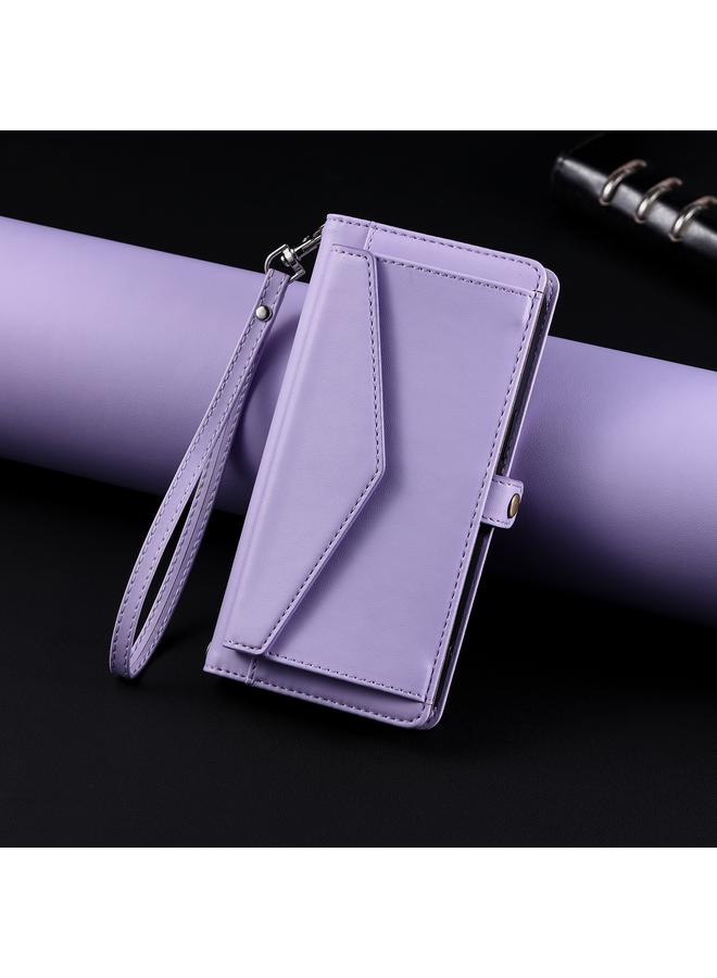 اس-توب جراب لهاتف Samsung Galaxy A34 5G، جراب جلدي متعدد الفتحات للبطاقات مع حبل تعليق - Image 2