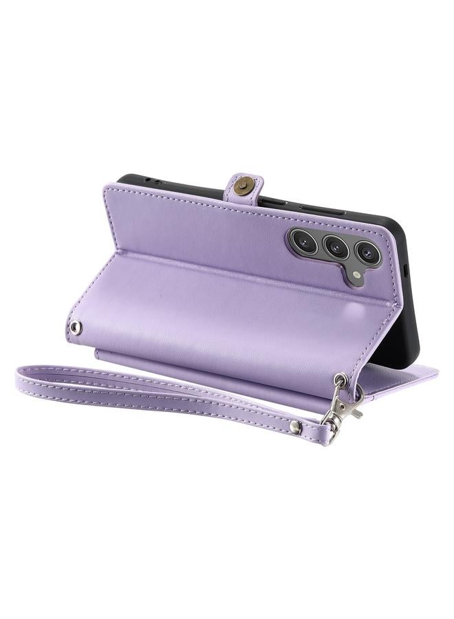 اس-توب جراب لهاتف Samsung Galaxy A34 5G، جراب جلدي متعدد الفتحات للبطاقات مع حبل تعليق - Image 5