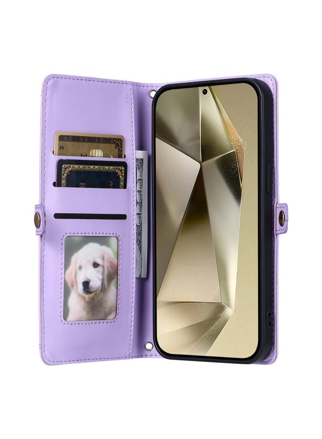 اس-توب جراب لهاتف Samsung Galaxy A34 5G، جراب جلدي متعدد الفتحات للبطاقات مع حبل تعليق - Image 4