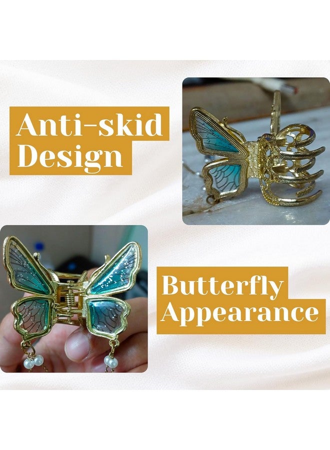 Atipriya Butterfly Claw clips for Women - 3D Butterfly clutcher Hair Style Accessories - 5.5 inch Tassle Butterfly Hair accessories for Women - Image 5