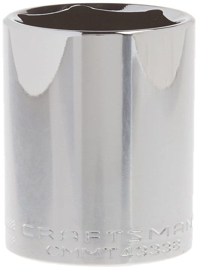 CRAFTSMAN Deep Socket, SAE, 3/8-Inch Drive, 13/16-Inch, 6-Point (CMMT43338) - Image 1