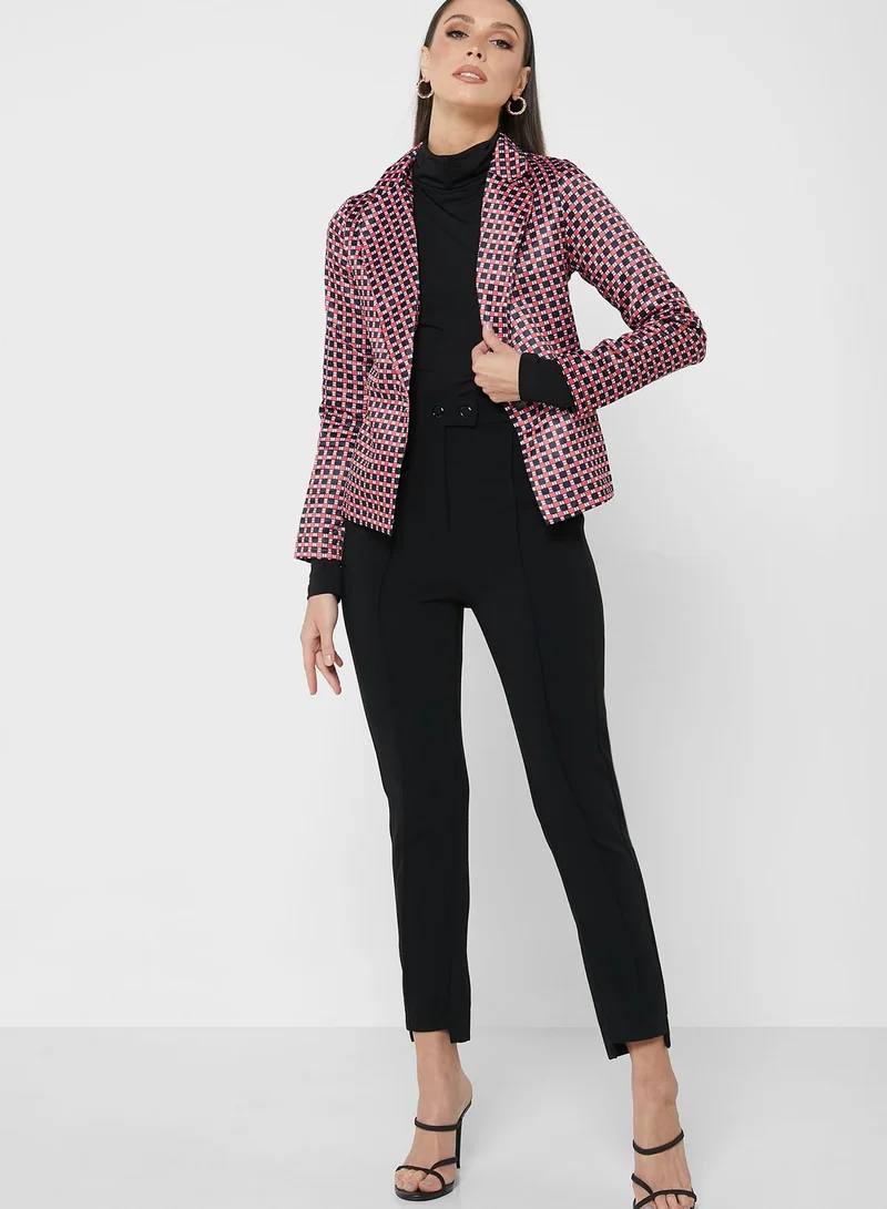 ELLA Checkered Blazer