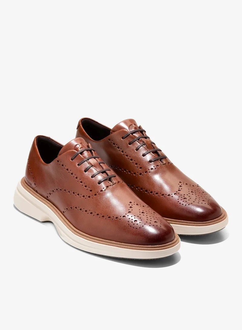 COLE HAAN BROWN Men's OriginalGrand Cityspectre Wingtip Oxfords for Men | Best Price UAE